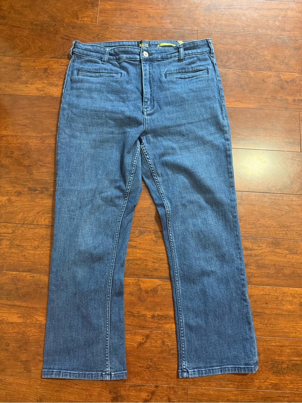 Anthropologie Maeve Blue Denim Crop Jeans size 32